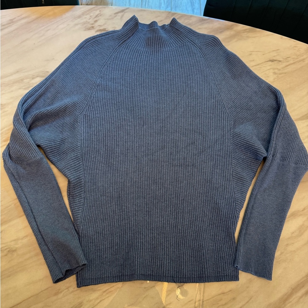 Milano Mock Neck Turtleneck Sweater Fine Knit Men’s Small